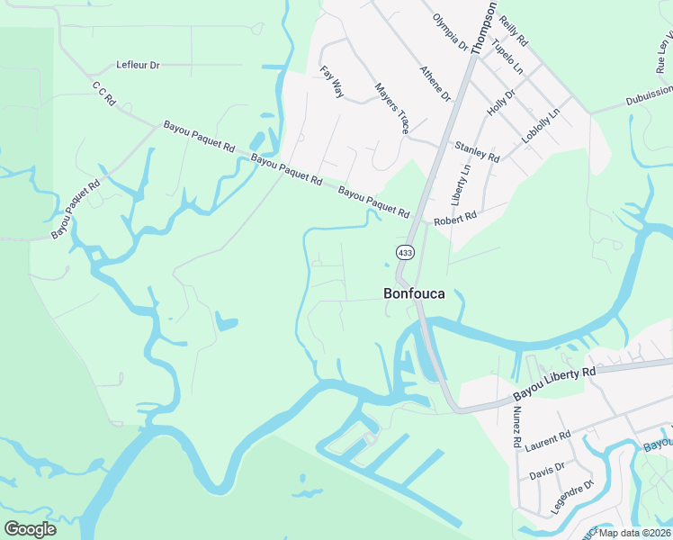 map of restaurants, bars, coffee shops, grocery stores, and more near 57519 Pichon Road in Slidell