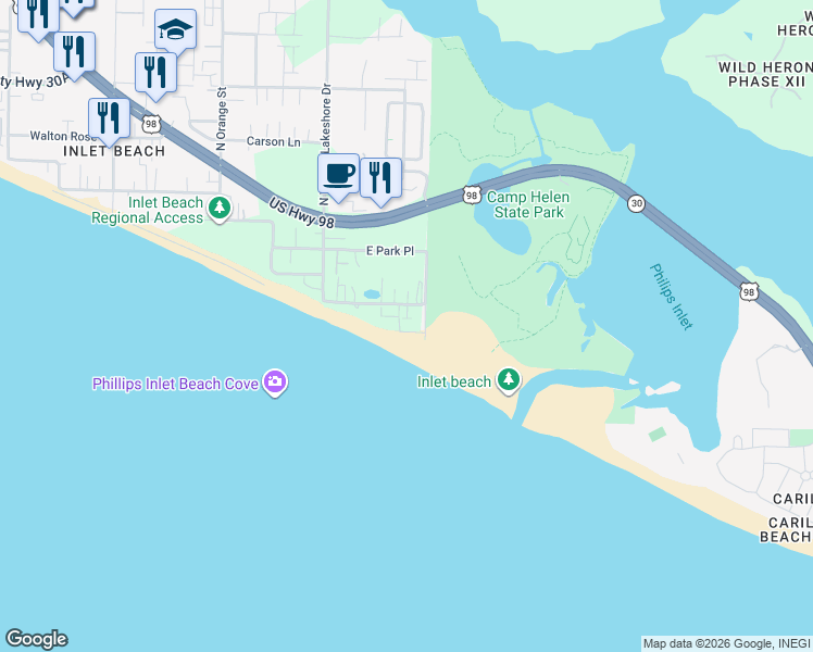 map of restaurants, bars, coffee shops, grocery stores, and more near in 