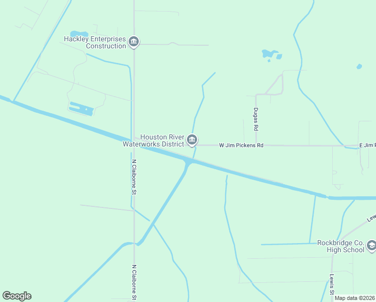 map of restaurants, bars, coffee shops, grocery stores, and more near 791 West Jim Pickens Road in Sulphur