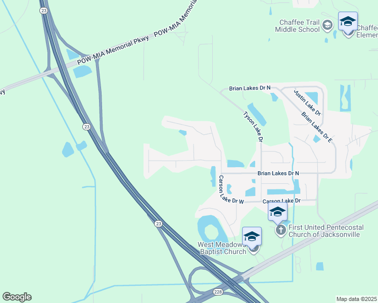 map of restaurants, bars, coffee shops, grocery stores, and more near 2366 Turner Lakes Court in Jacksonville