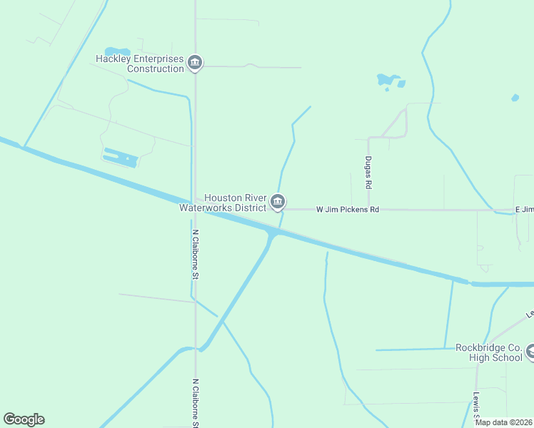 map of restaurants, bars, coffee shops, grocery stores, and more near 791 West Jim Pickens Road in Sulphur