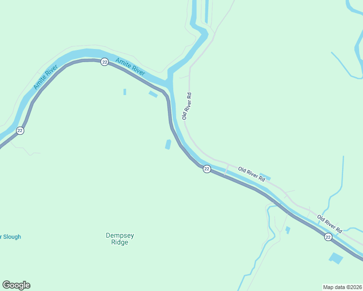 map of restaurants, bars, coffee shops, grocery stores, and more near 20390 Louisiana 22 in Maurepas