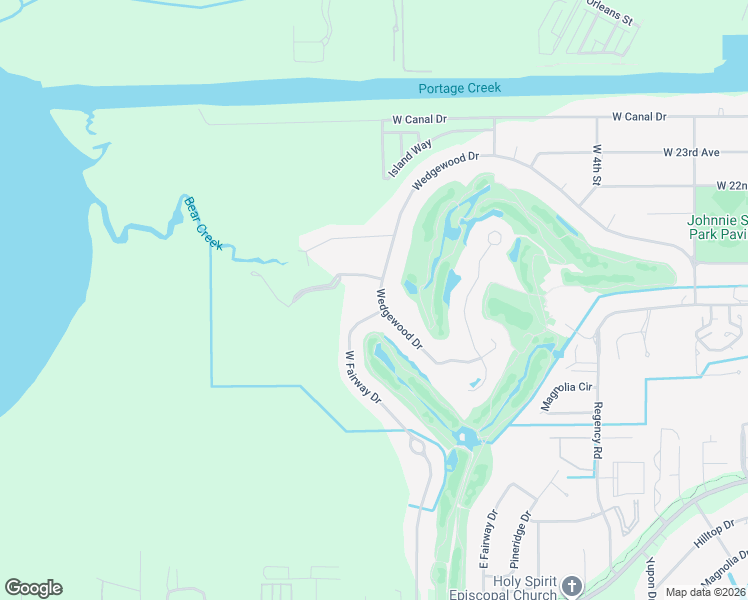 map of restaurants, bars, coffee shops, grocery stores, and more near 764 Wedgewood Drive in Gulf Shores