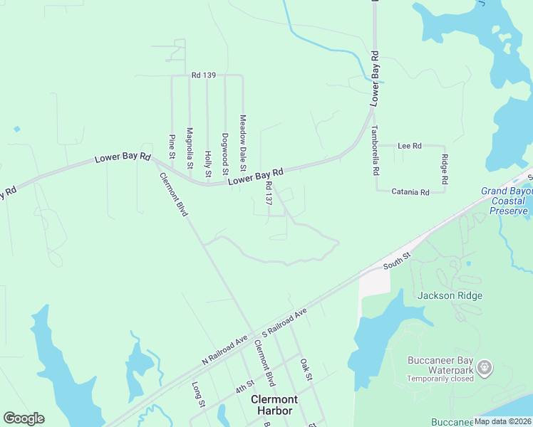 map of restaurants, bars, coffee shops, grocery stores, and more near 7052 Road 137 in Bay St. Louis