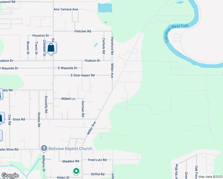 map of restaurants, bars, coffee shops, grocery stores, and more near 2699 Smith Ferry Road in Westlake