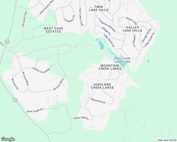 map of restaurants, bars, coffee shops, grocery stores, and more near 17611 Panorama Drive in Dripping Springs
