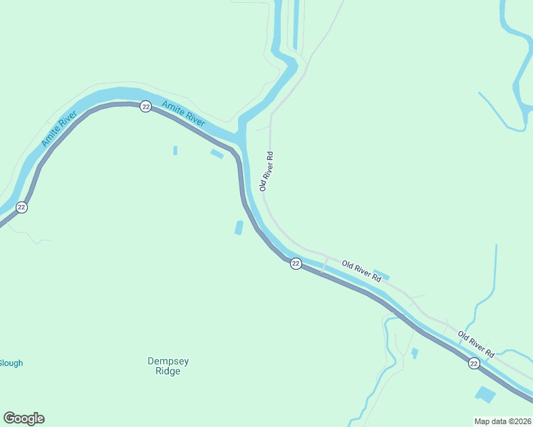 map of restaurants, bars, coffee shops, grocery stores, and more near 20390 Louisiana 22 in Maurepas