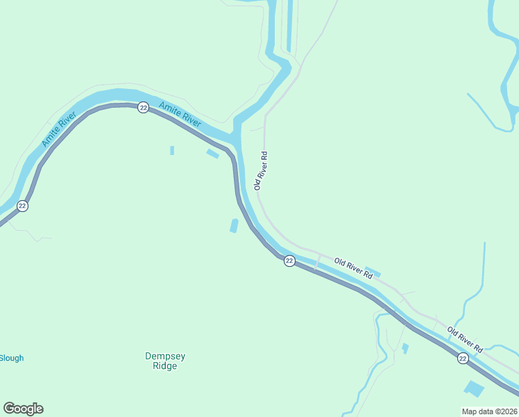 map of restaurants, bars, coffee shops, grocery stores, and more near 20390 Louisiana 22 in Maurepas