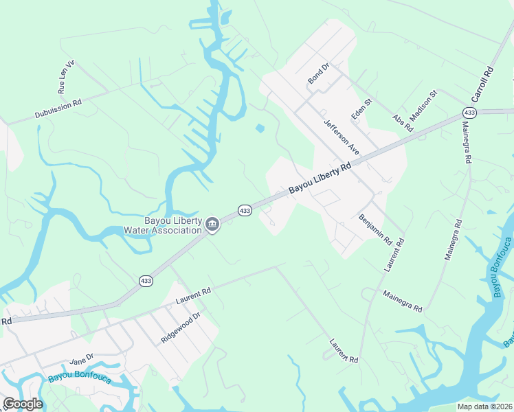 map of restaurants, bars, coffee shops, grocery stores, and more near 58090 Louisiana 433 in Slidell