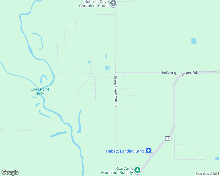 map of restaurants, bars, coffee shops, grocery stores, and more near 1443 Bayou Plaquemine Road in Rayne