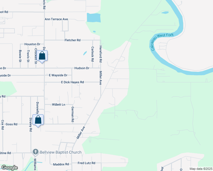 map of restaurants, bars, coffee shops, grocery stores, and more near 605 Loftin Road in Westlake