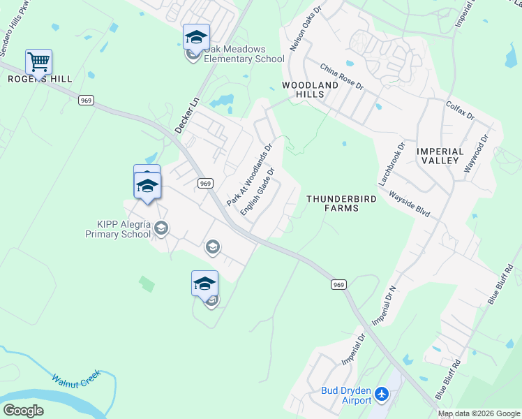 map of restaurants, bars, coffee shops, grocery stores, and more near 5120 Bantom Woods Bend in Austin