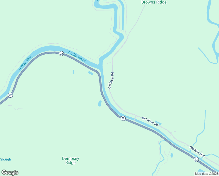 map of restaurants, bars, coffee shops, grocery stores, and more near 14333 Old River Road in Maurepas