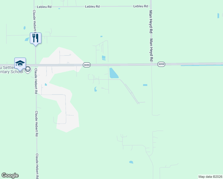 map of restaurants, bars, coffee shops, grocery stores, and more near 1711 P L Miller Rd in Lake Charles