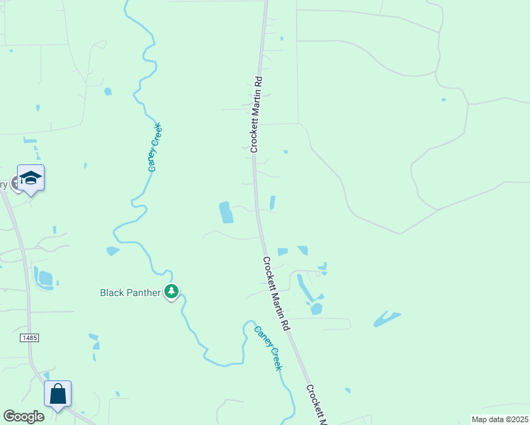 map of restaurants, bars, coffee shops, grocery stores, and more near 12287 Crockett Martin Road in Conroe