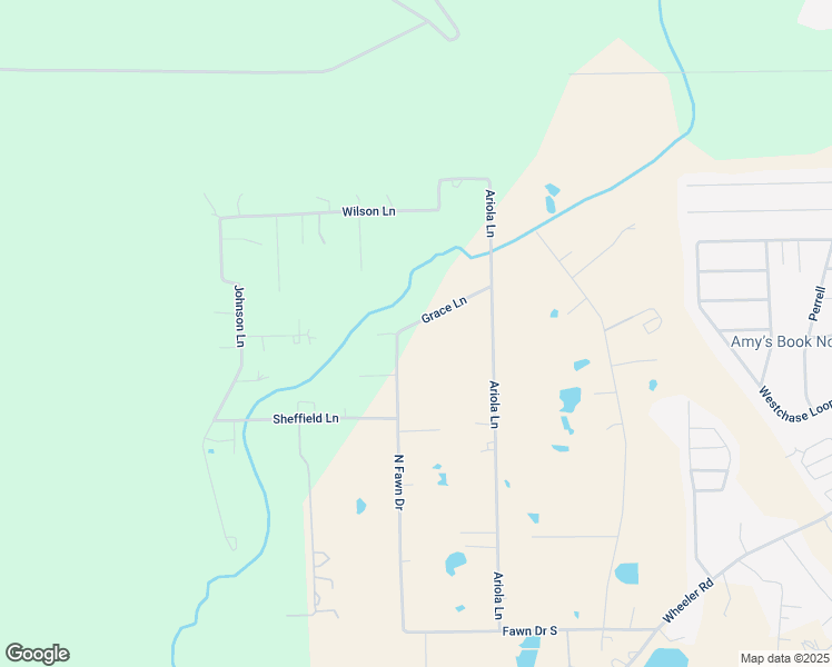 map of restaurants, bars, coffee shops, grocery stores, and more near 6377 North Fawn Drive in Lumberton