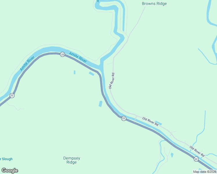 map of restaurants, bars, coffee shops, grocery stores, and more near 14333 Old River Road in Maurepas