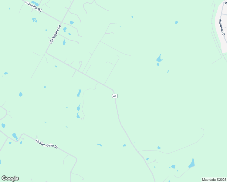 map of restaurants, bars, coffee shops, grocery stores, and more near Old Sayers Road in Bastrop County