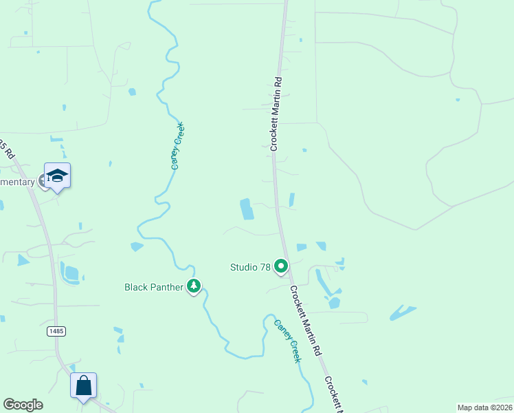 map of restaurants, bars, coffee shops, grocery stores, and more near 12156 Crockett Martin Road in Conroe