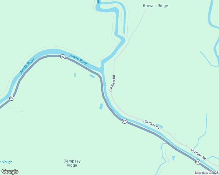 map of restaurants, bars, coffee shops, grocery stores, and more near 14333 Old River Road in Maurepas