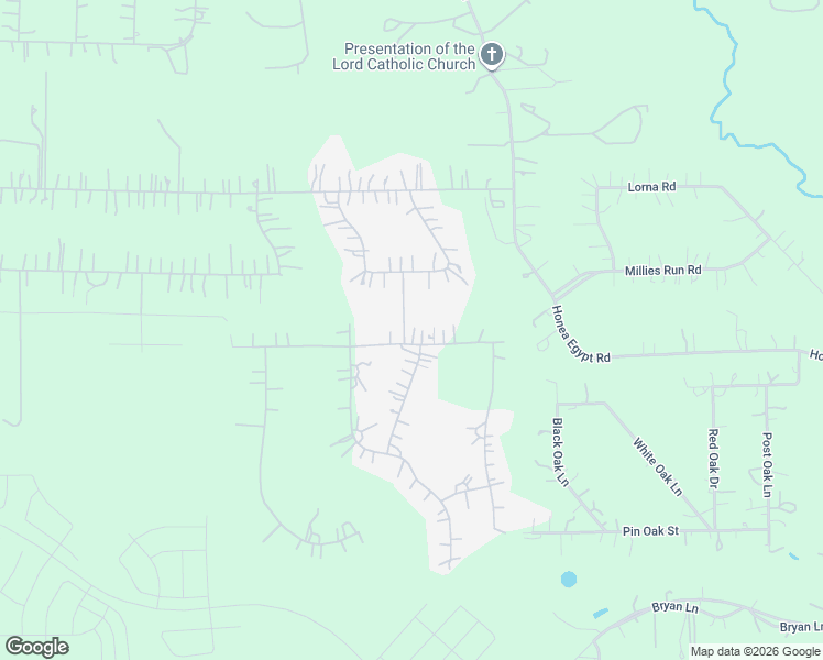 map of restaurants, bars, coffee shops, grocery stores, and more near 15584 Guinevere Lane in Montgomery