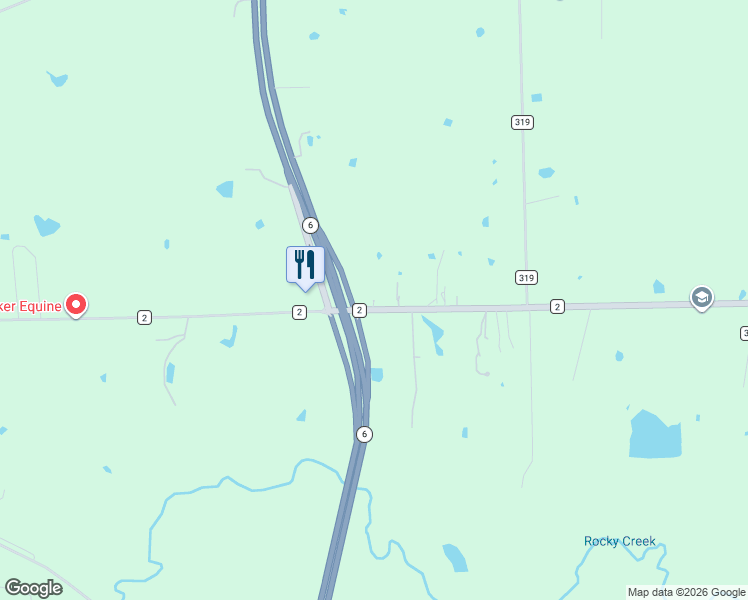 map of restaurants, bars, coffee shops, grocery stores, and more near 6516 Fm 2 Road in Navasota