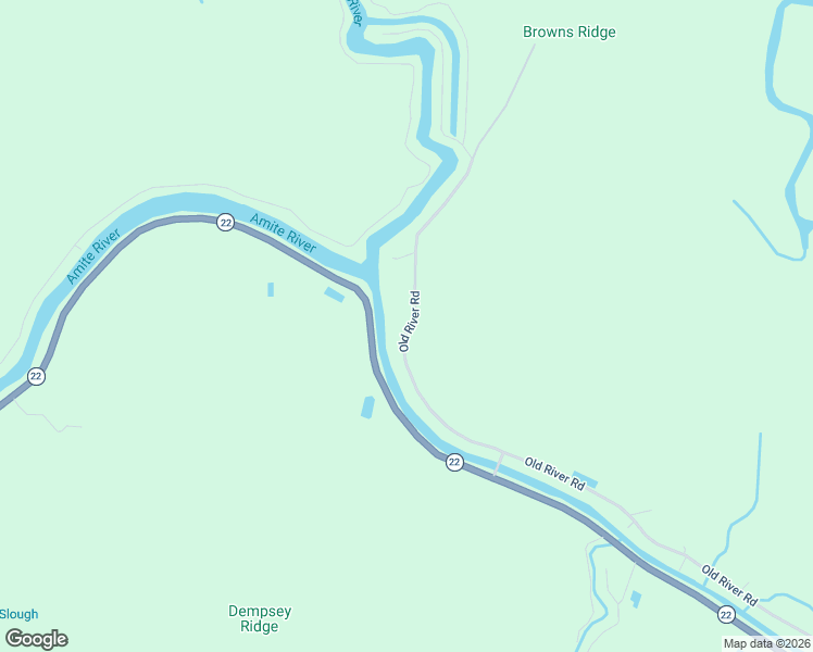 map of restaurants, bars, coffee shops, grocery stores, and more near 14391 Old River Road in Maurepas