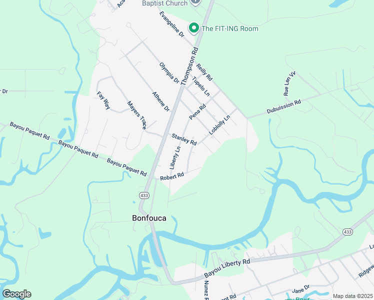 map of restaurants, bars, coffee shops, grocery stores, and more near 58359 Richard Road in Slidell