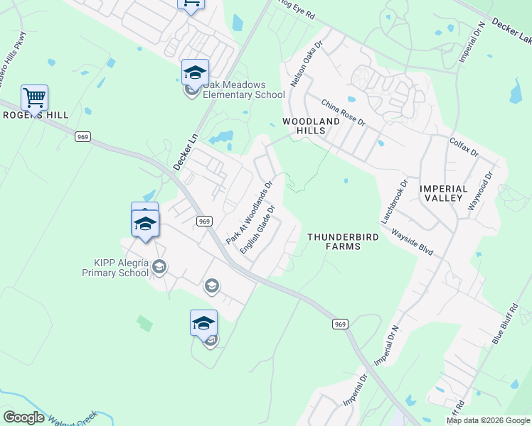 map of restaurants, bars, coffee shops, grocery stores, and more near 5232 English Glade Drive in Austin
