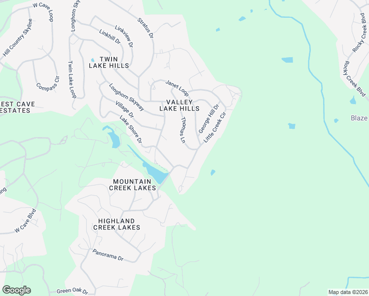 map of restaurants, bars, coffee shops, grocery stores, and more near 10214 Thomas Lane in Dripping Springs