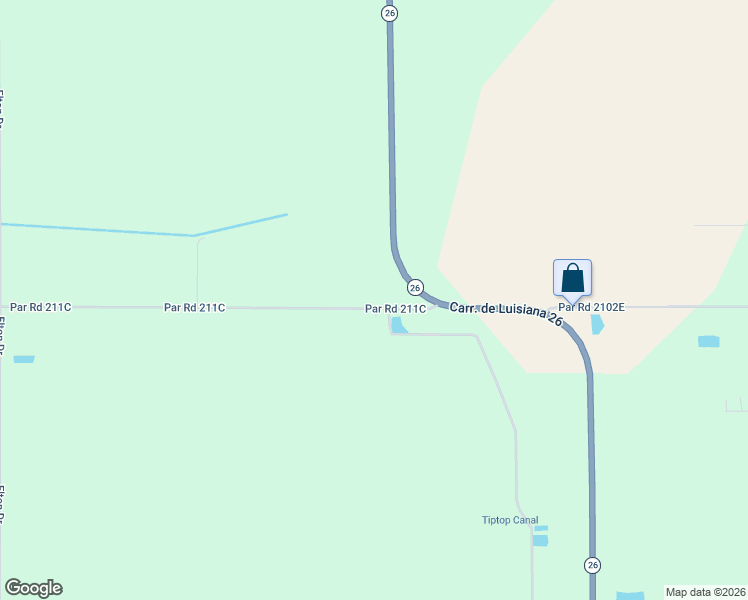 map of restaurants, bars, coffee shops, grocery stores, and more near 4183 Par Road 211C in Jennings