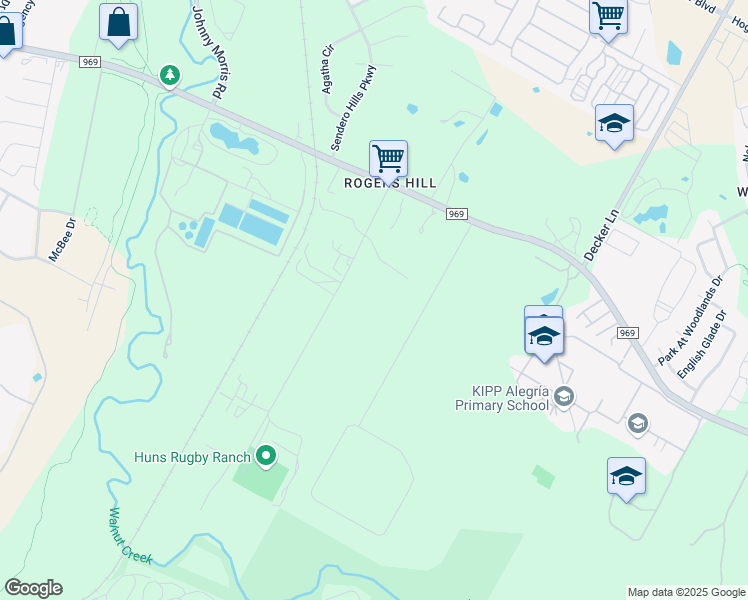 map of restaurants, bars, coffee shops, grocery stores, and more near 4811 Nixon Lane in Austin