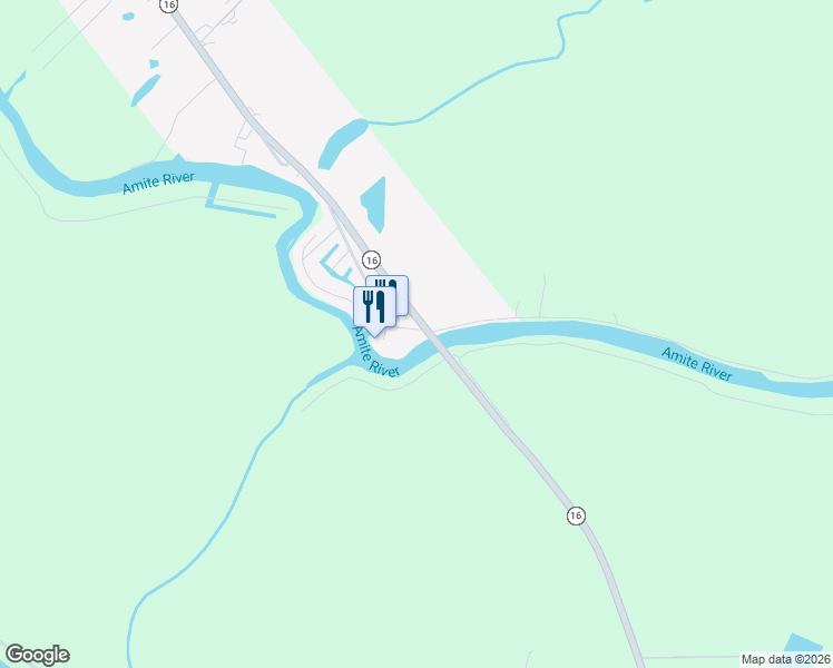 map of restaurants, bars, coffee shops, grocery stores, and more near 18867 La Highway 444 in Livingston