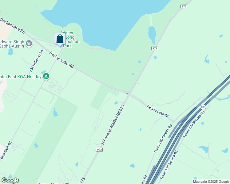 map of restaurants, bars, coffee shops, grocery stores, and more near 11101 Decker Lake Road in Austin