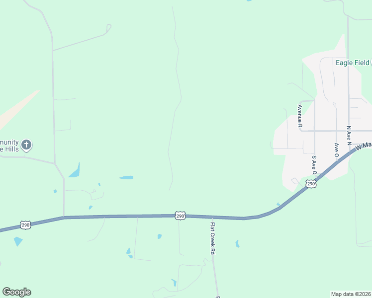 map of restaurants, bars, coffee shops, grocery stores, and more near U.S. 290 in Johnson City