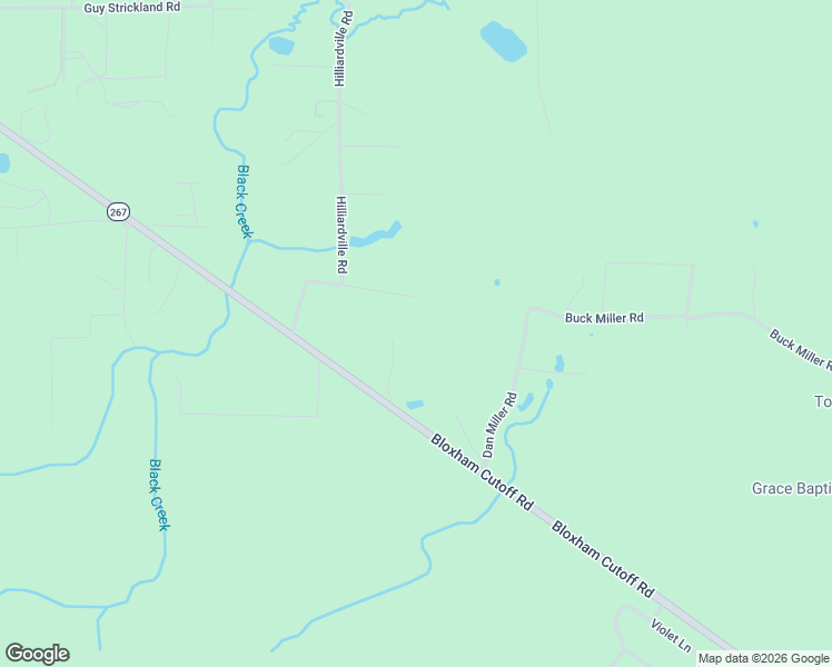 map of restaurants, bars, coffee shops, grocery stores, and more near 111 Namon Spears Road in Crawfordville