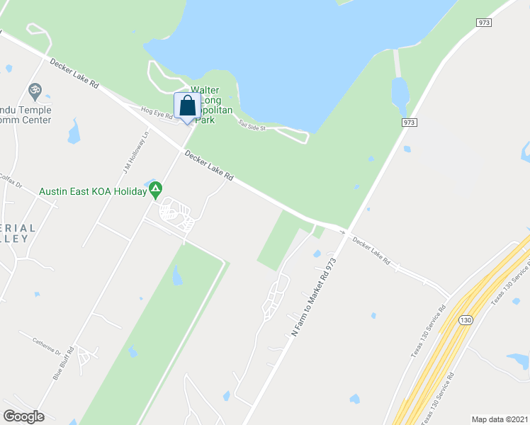 map of restaurants, bars, coffee shops, grocery stores, and more near 11101 Decker Lake Road in Austin