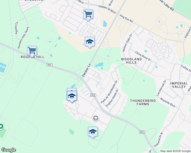 map of restaurants, bars, coffee shops, grocery stores, and more near 5301 Decker Lane in Austin