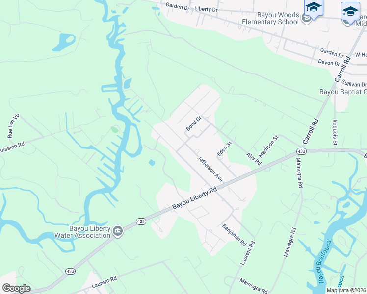 map of restaurants, bars, coffee shops, grocery stores, and more near 252 Napoleon Avenue in Slidell