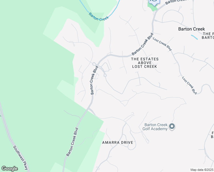 map of restaurants, bars, coffee shops, grocery stores, and more near 8909 Calera Drive in Austin