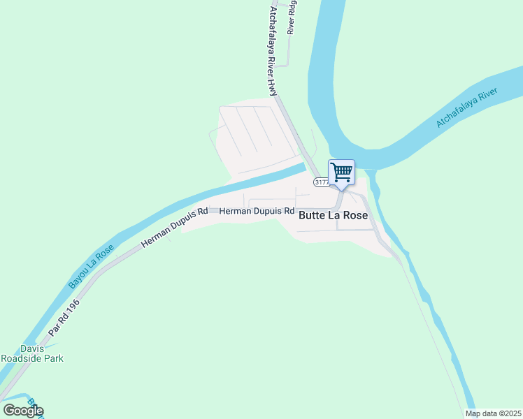 map of restaurants, bars, coffee shops, grocery stores, and more near 1669 Herman Dupuis Road in Breaux Bridge