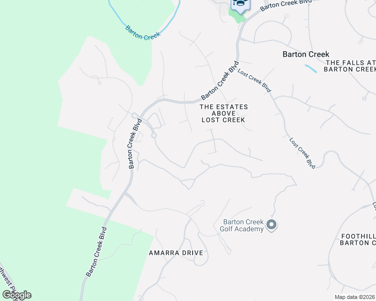 map of restaurants, bars, coffee shops, grocery stores, and more near 8700 Calera Drive in Austin