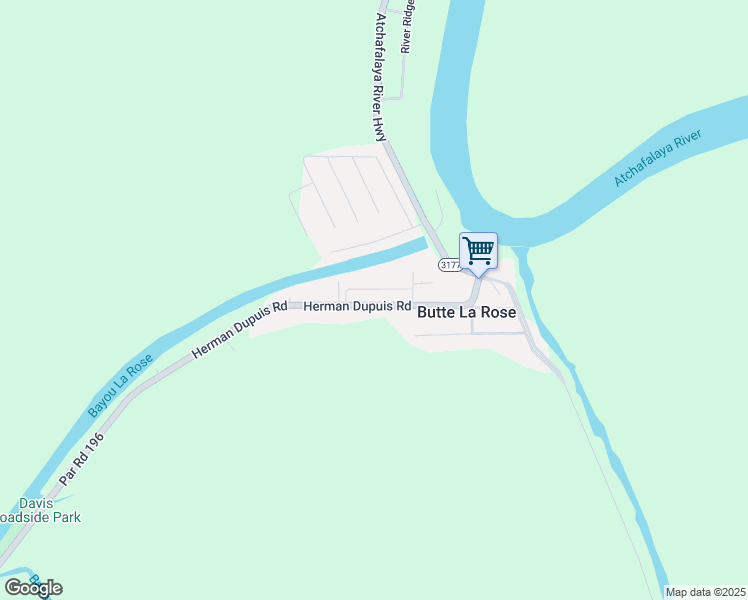 map of restaurants, bars, coffee shops, grocery stores, and more near 1669 Herman Dupuis Road in Breaux Bridge
