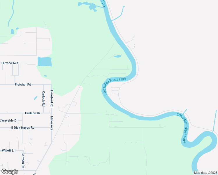 map of restaurants, bars, coffee shops, grocery stores, and more near 1465 South Perkins Ferry Road in Lake Charles
