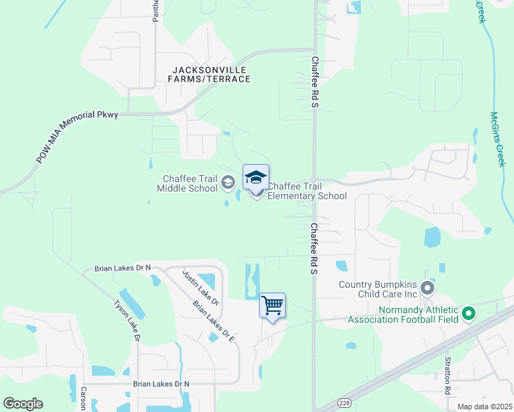 map of restaurants, bars, coffee shops, grocery stores, and more near 11400 Sam Caruso Way in Jacksonville
