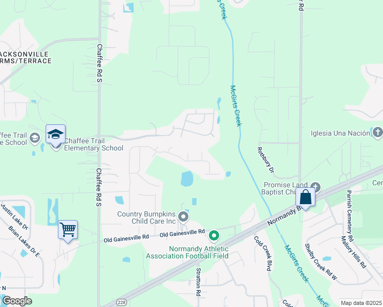 map of restaurants, bars, coffee shops, grocery stores, and more near 2211 Angelcreek Court in Jacksonville