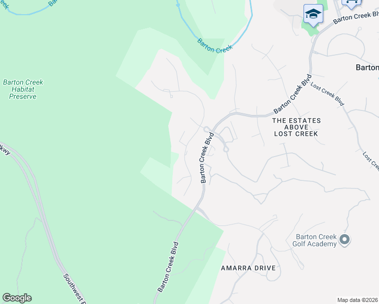 map of restaurants, bars, coffee shops, grocery stores, and more near 4101 Verano Drive in Austin