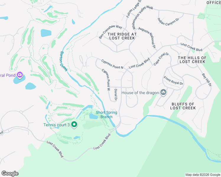 map of restaurants, bars, coffee shops, grocery stores, and more near 6409 Mauna Kea Drive in Austin
