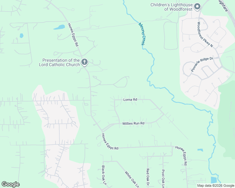 map of restaurants, bars, coffee shops, grocery stores, and more near 7538 Lorna Road in Montgomery