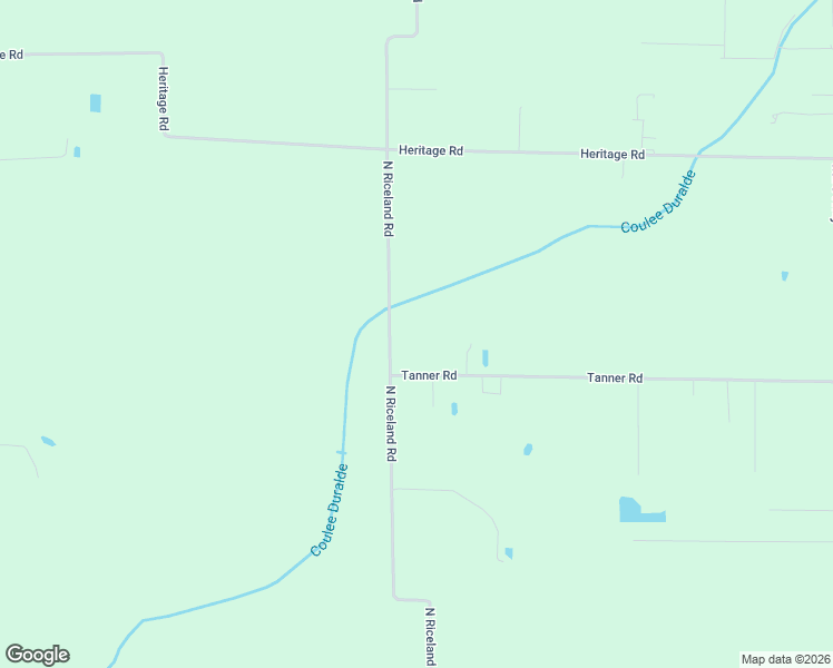 map of restaurants, bars, coffee shops, grocery stores, and more near 1037 Tanner Road in Rayne